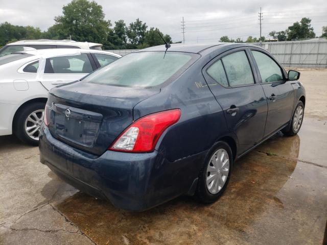 3N1CN7AP6HL880268 - 2017 NISSAN VERSA S BLUE photo 4