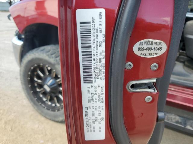 3C6TD5DT3CG175899 - 2012 DODGE RAM 2500 S BURGUNDY photo 10