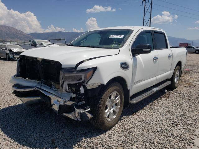 1N6AA1E52HN550985 - 2017 NISSAN TITAN SV WHITE photo 2