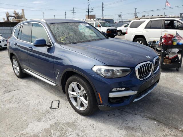 5UXTR7C55KLE97536 - 2019 BMW X3 SDRIVE3 BLUE photo 1