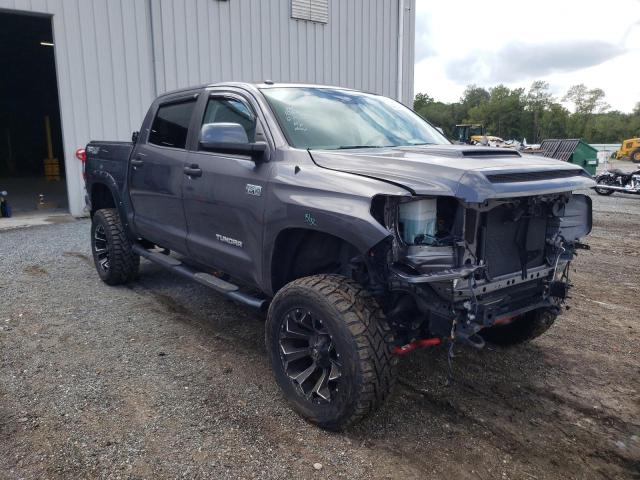 5TFDY5F18KX846460 - 2019 TOYOTA TUNDRA CRE GRAY photo 1