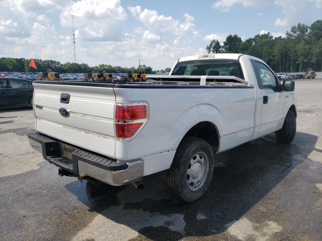 1FTNF1CF7EKD20969 - 2014 FORD F150 WHITE photo 4