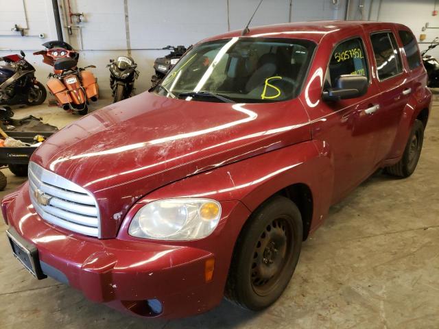 3GNDA13D87S619250 - 2007 CHEVROLET HHR LS BURGUNDY photo 2