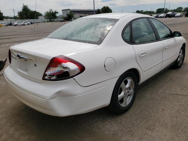 1FAFP55263G220774 - 2003 FORD TAURUS SES WHITE photo 4