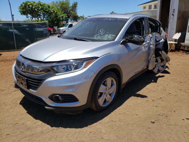 3CZRU5H50KM719560 - 2019 HONDA HR-V EX SILVER photo 2