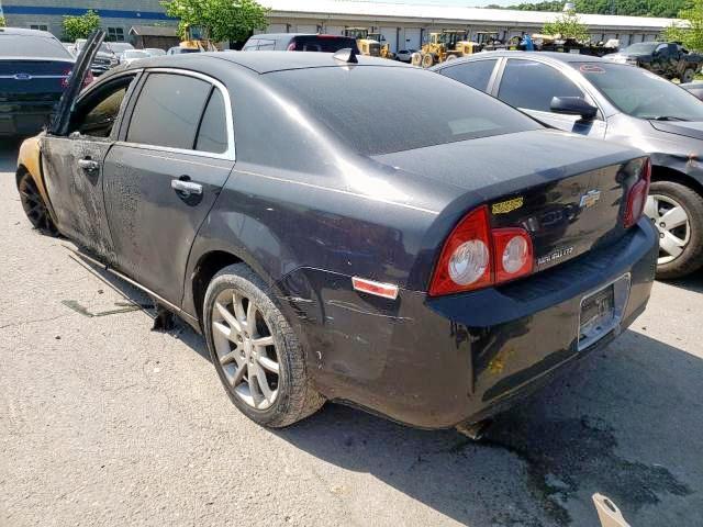 1G1ZG5E72CF285915 - 2012 CHEVROLET MALIBU LTZ შავი ფოტო 3