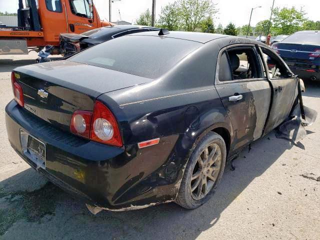 1G1ZG5E72CF285915 - 2012 CHEVROLET MALIBU LTZ შავი ფოტო 4