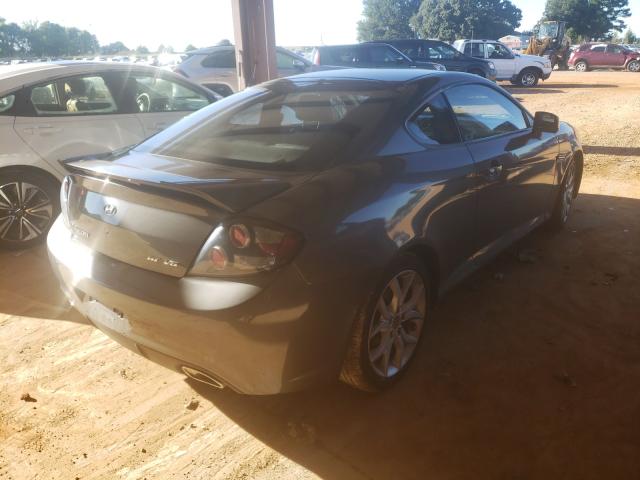 KMHHN66F27U238871 - 2007 HYUNDAI TIBURON GT GRAY photo 4