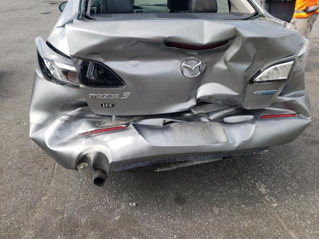 JM1BL1W75C1563991 - 2012 MAZDA 3 I GRAY photo 9