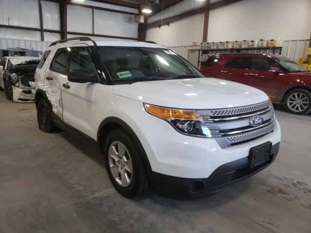 1FM5K7B83DGB03403 - 2013 FORD EXPLORER WHITE photo 1