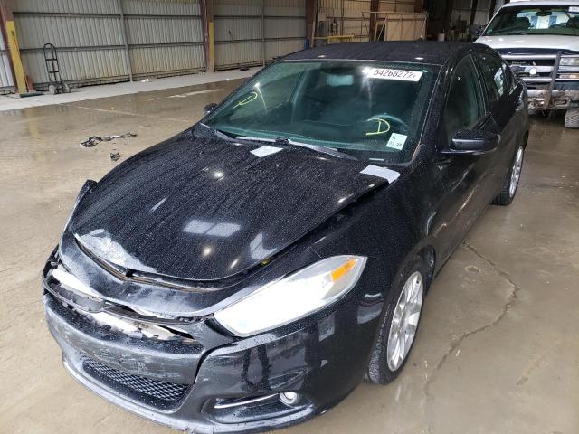 1C3CDFCA1DD284119 - 2013 DODGE DART LIMIT BLACK photo 2