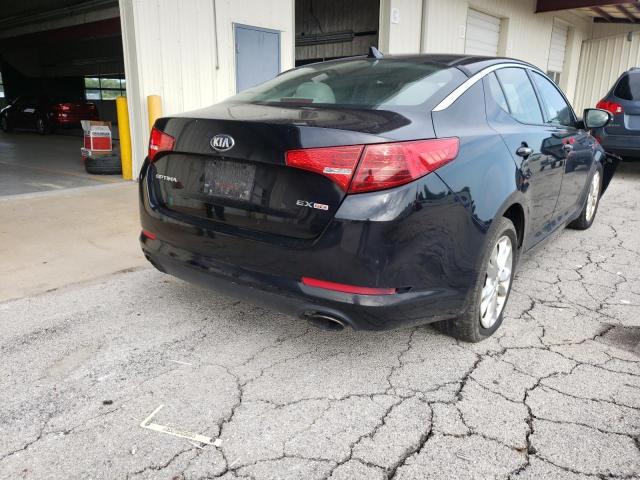 5XXGN4A70DG255674 - 2013 KIA OPTIMA EX BLACK photo 4