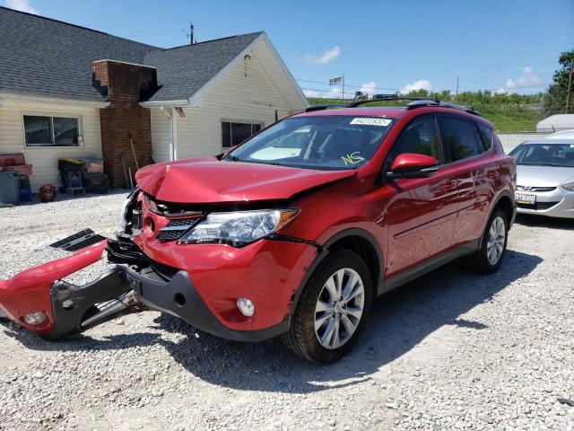 JTMDFREV5ED077794 - 2014 TOYOTA RAV4 LIMIT RED photo 2