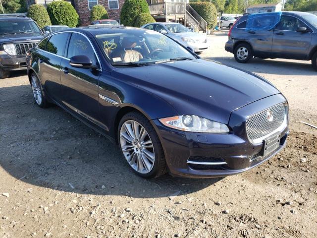 SAJWJ2GD4F8V88265 - 2015 JAGUAR XJL PORTFO BLUE photo 1