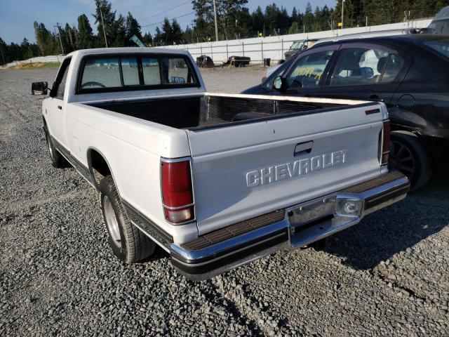 1GCCS14Z3K2184895 - 1989 CHEVROLET S TRUCK S1 WHITE photo 3