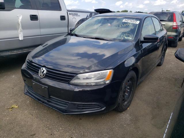 3VWLL7AJ5EM445730 - 2014 VOLKSWAGEN JETTA TDI BLACK photo 2