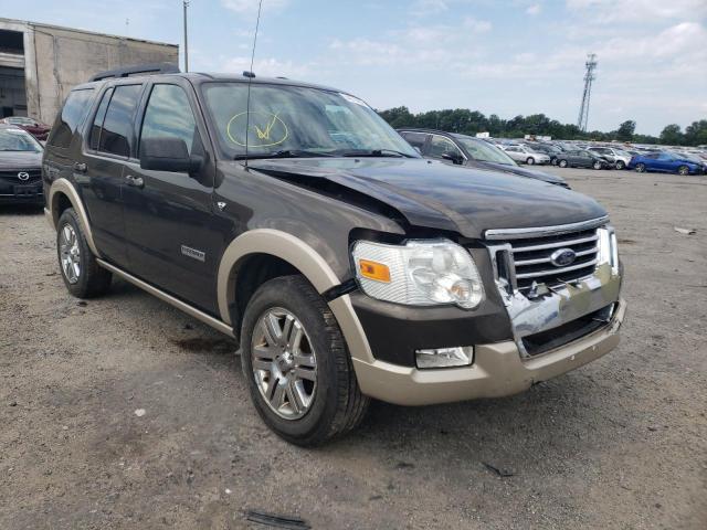 1FMEU74878UA65141 - 2008 FORD EXPLORER E BROWN photo 1