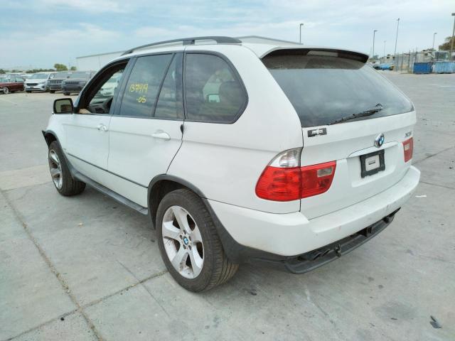 5UXFB53535LV16110 - 2005 BMW X5 4.4I WHITE photo 3