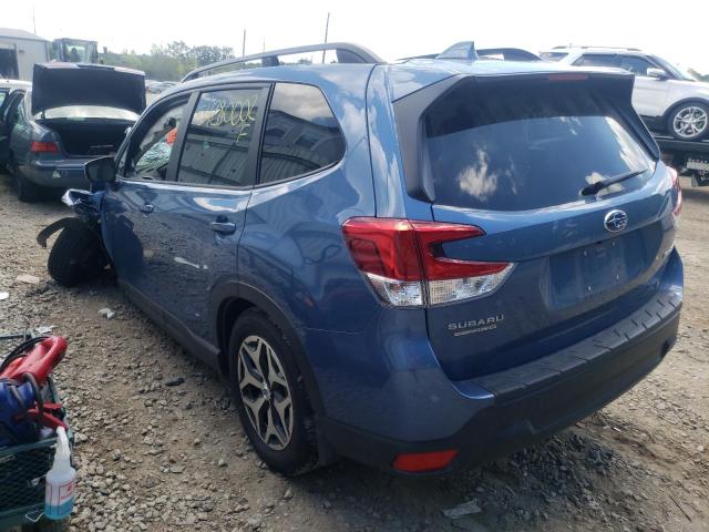 JF2SKAJC3MH475135 - 2021 SUBARU FORESTER P BLUE photo 3