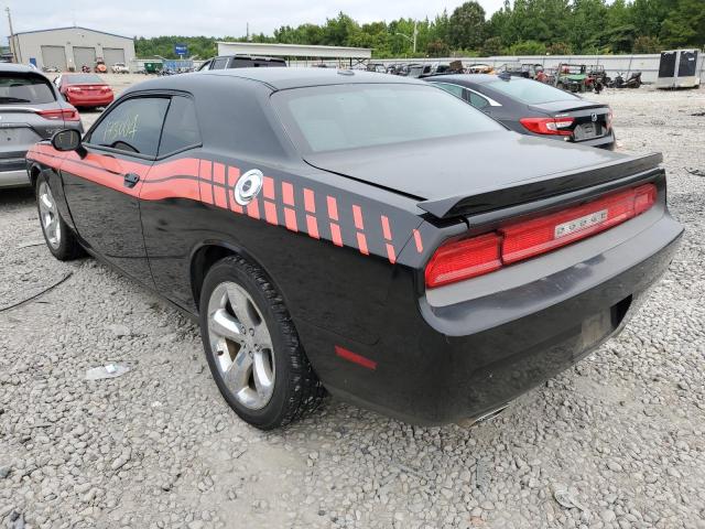 2C3CDYAG5EH176447 - 2014 DODGE CHALLENGER BLACK photo 3