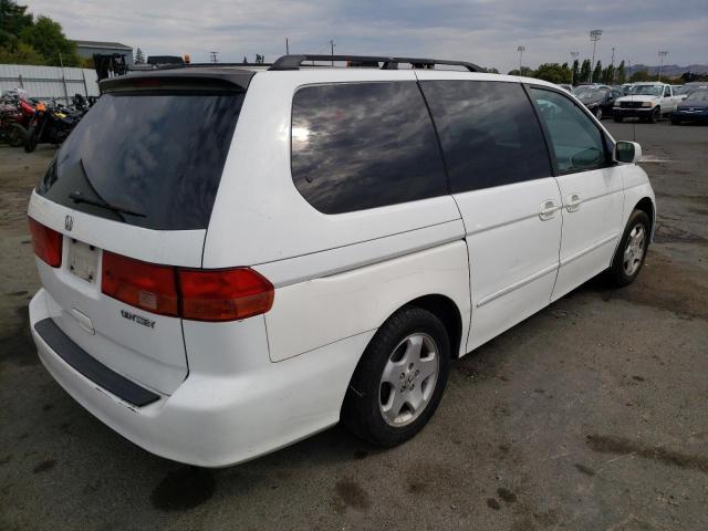 2HKRL18701H587858 - 2001 HONDA ODYSSEY EX WHITE photo 4