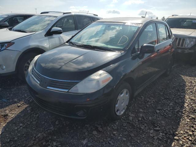 3N1BC11EX8L385813 - 2008 NISSAN VERSA S BLACK photo 2