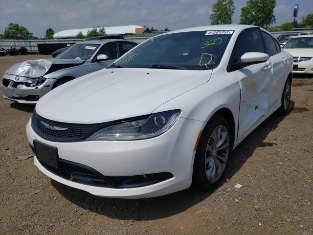 1C3CCCBB7GN173620 - 2016 CHRYSLER 200 S WHITE photo 2