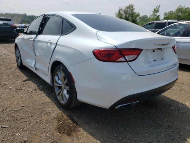 1C3CCCBB7GN173620 - 2016 CHRYSLER 200 S WHITE photo 3