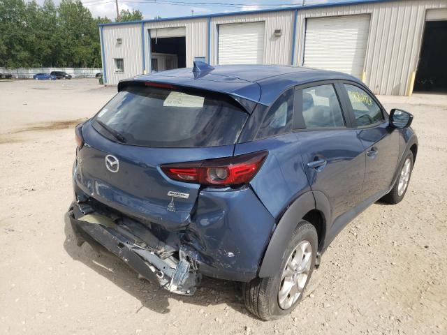 JM1DKFB72L1469999 - 2020 MAZDA CX-3 SPORT BLUE photo 4