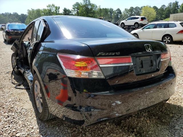 1HGCP2F65CA103673 - 2012 HONDA ACCORD SE BLACK photo 3