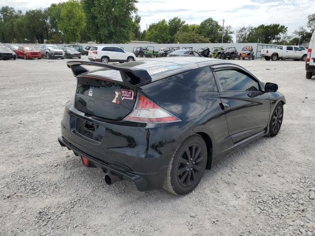 JHMZF1C49BS011997 - 2011 HONDA CR-Z BLACK photo 4