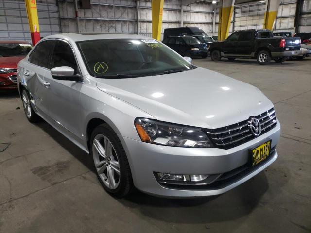 1VWCN7A30EC083075 - 2014 VOLKSWAGEN PASSAT SILVER photo 1