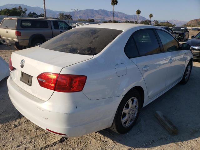 3VW2K7AJ7EM414235 - 2014 VOLKSWAGEN JETTA BASE 白色 照片 4