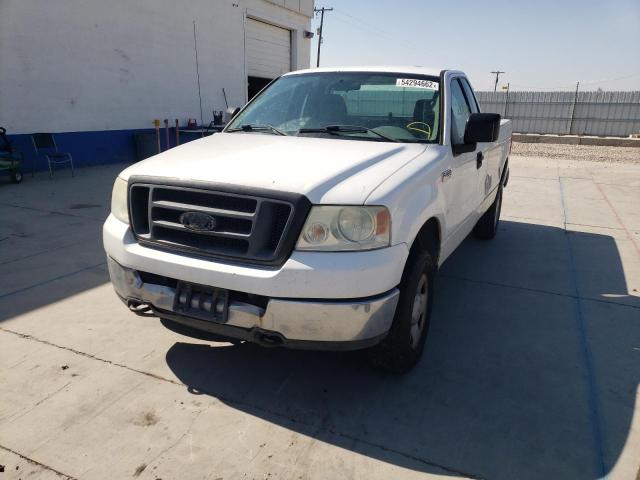 1FTRF14W14NB50993 - 2004 FORD F-150 WHITE photo 9