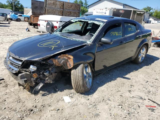 1B3BD2FG2BN515084 - 2011 DODGE AVENGER LU BLACK photo 2