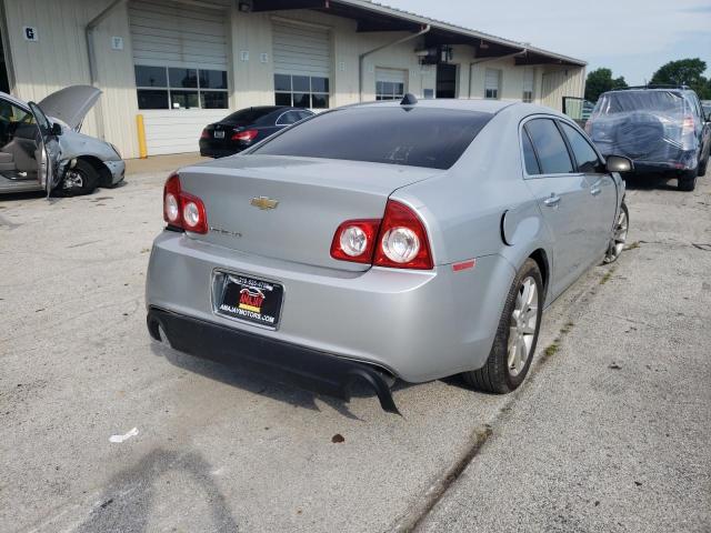 1G1ZG5E75CF309690 - 2012 CHEVROLET MALIBU LTZ ვერცხლისფერი ფოტო 4