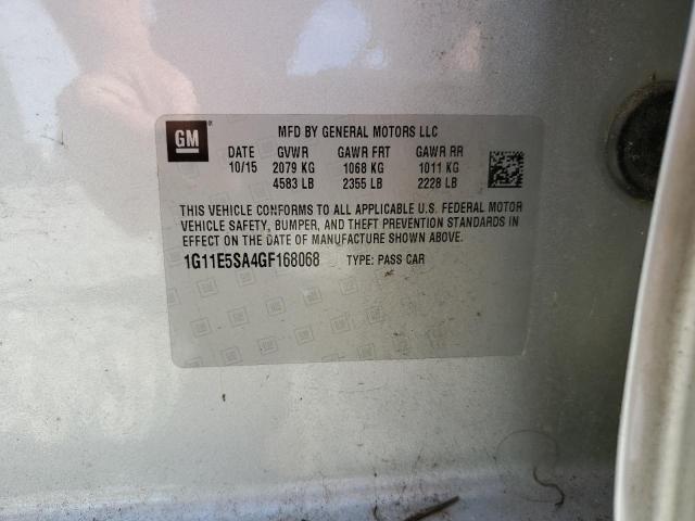 1G11E5SA4GF168068 - 2016 CHEVROLET MALIBU LIMITED LTZ  foto 10