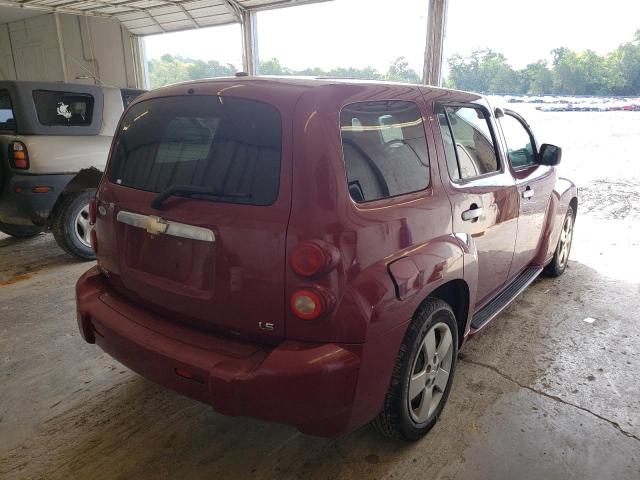 3GNDA13D36S522942 - 2006 CHEVROLET HHR LS RED photo 4