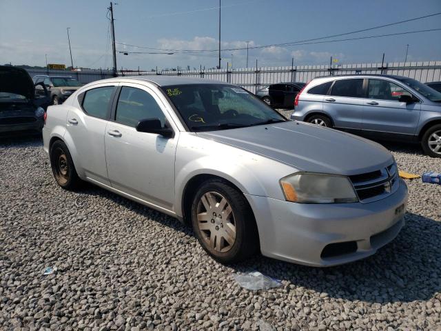 1B3BD4FB2BN518874 - 2011 DODGE AVENGER EX SILVER photo 1