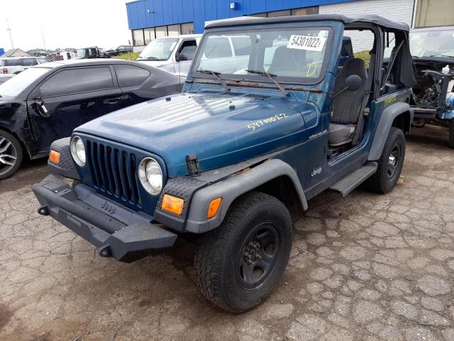 1J4FY29P3VP426823 - 1997 JEEP WRANGLER / TJ SE  photo 2