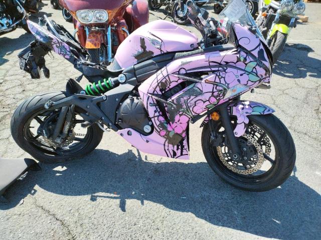 JKAEXEF14GDA26471 - 2016 KAWASAKI EX650 F PINK photo 9