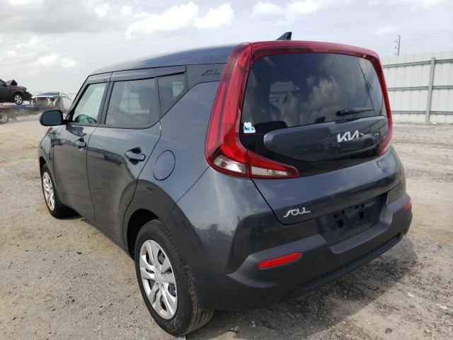 KNDJ23AU1N7812083 - 2022 KIA SOUL GRAY photo 3