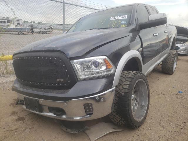 1C6RR7NT1GS281398 - 2016 RAM 1500 LARAM BLUE photo 2