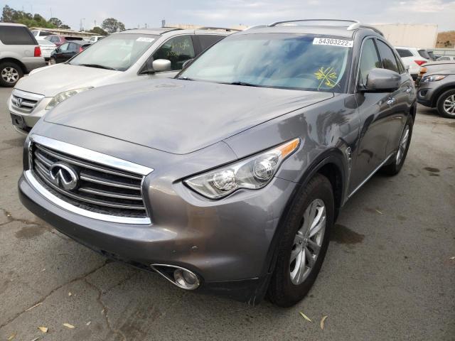 JN8AS1MU2CM120854 - 2012 INFINITI FX35 GRAY photo 2