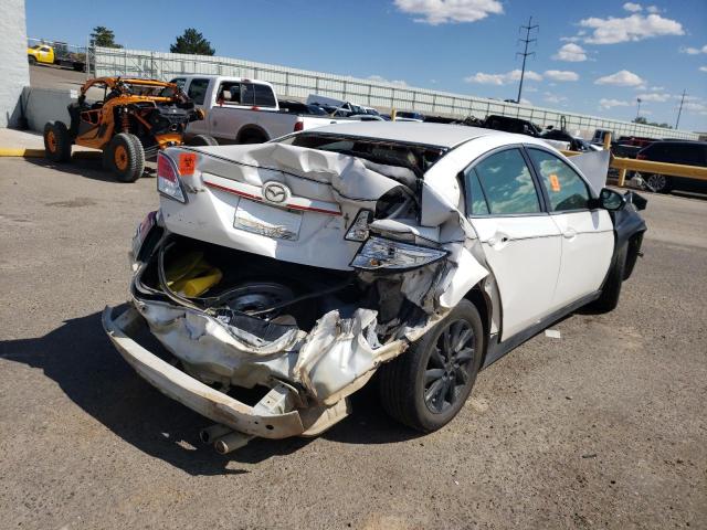 1YVHZ8DH1C5M38843 - 2012 MAZDA 6 I WHITE photo 4