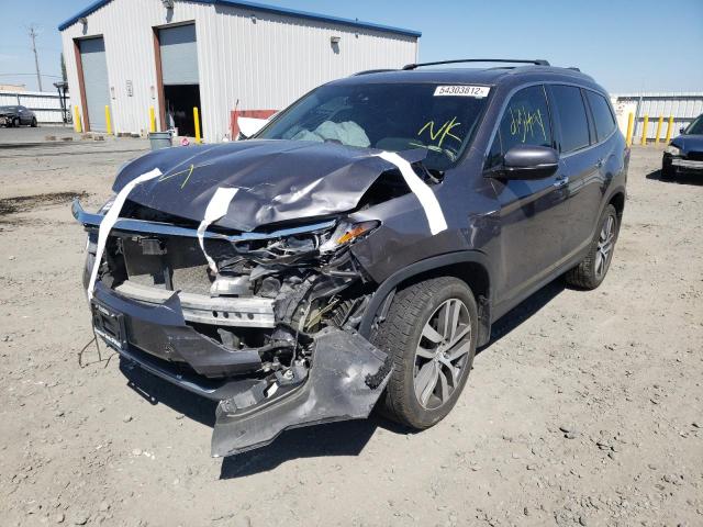 5FNYF6H03HB073112 - 2017 HONDA PILOT ELIT CHARCOAL photo 2