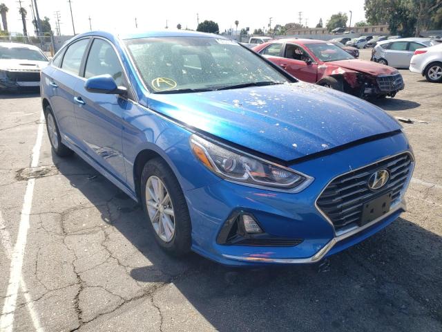 5NPE24AF3JH606715 - 2018 HYUNDAI SONATA BLUE photo 1