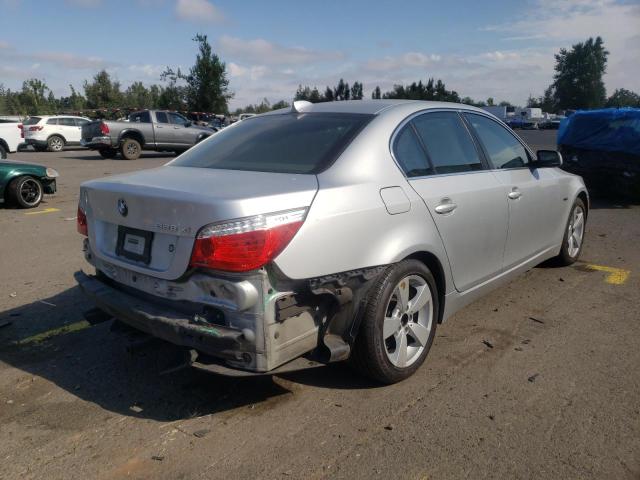 WBANV13558CZ54447 - 2008 BMW 528 XI SILVER photo 4