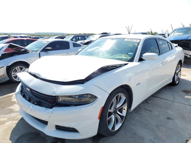 2C3CDXCT5FH874739 - 2015 DODGE CHARGER R/ WHITE photo 2