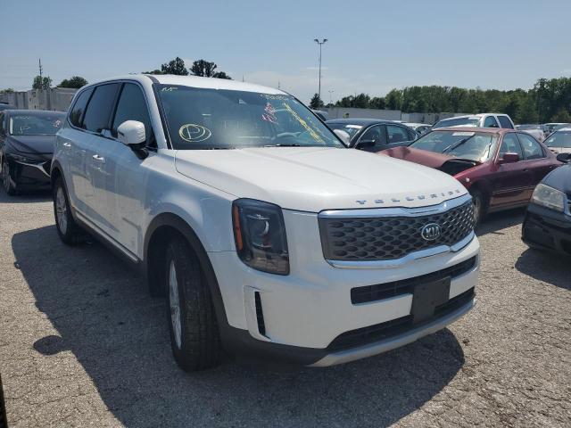 5XYP24HC6LG009086 - 2020 KIA TELLURIDE WHITE photo 1